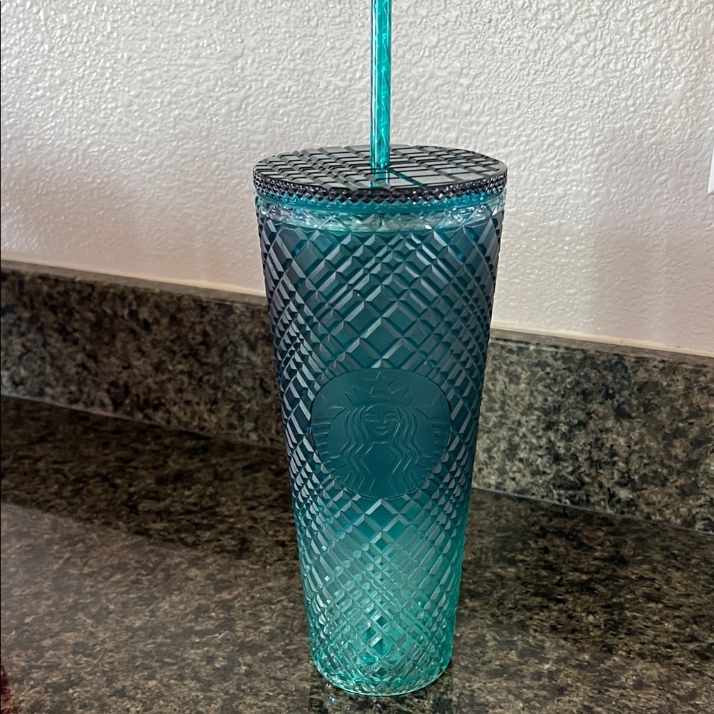 Starbucks green ombré jewel tumbler